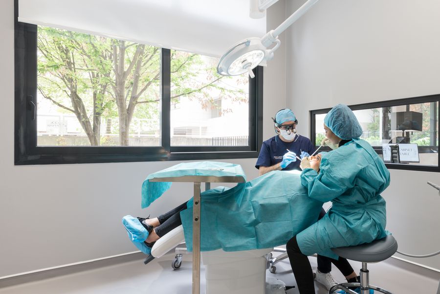 Intervention au bloc chirurgical